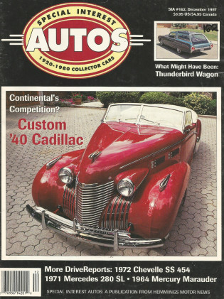 SPECIAL-INTEREST AUTOS 1997 DEC - CHEVELLE SS454 SPECIAL,'71 M-B 280SL,MARAUDER